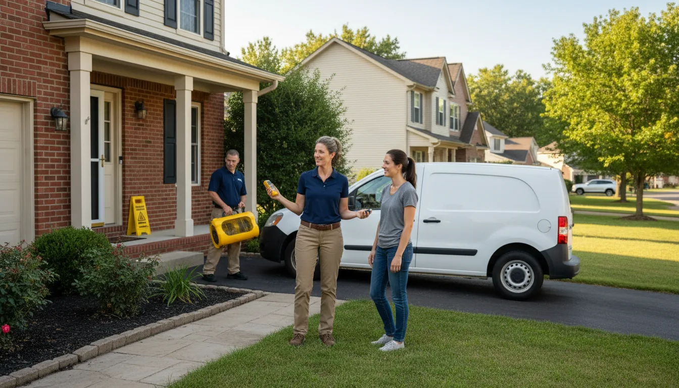 Water restoration image for Home Water Damage Repair in New Tazewell, TN